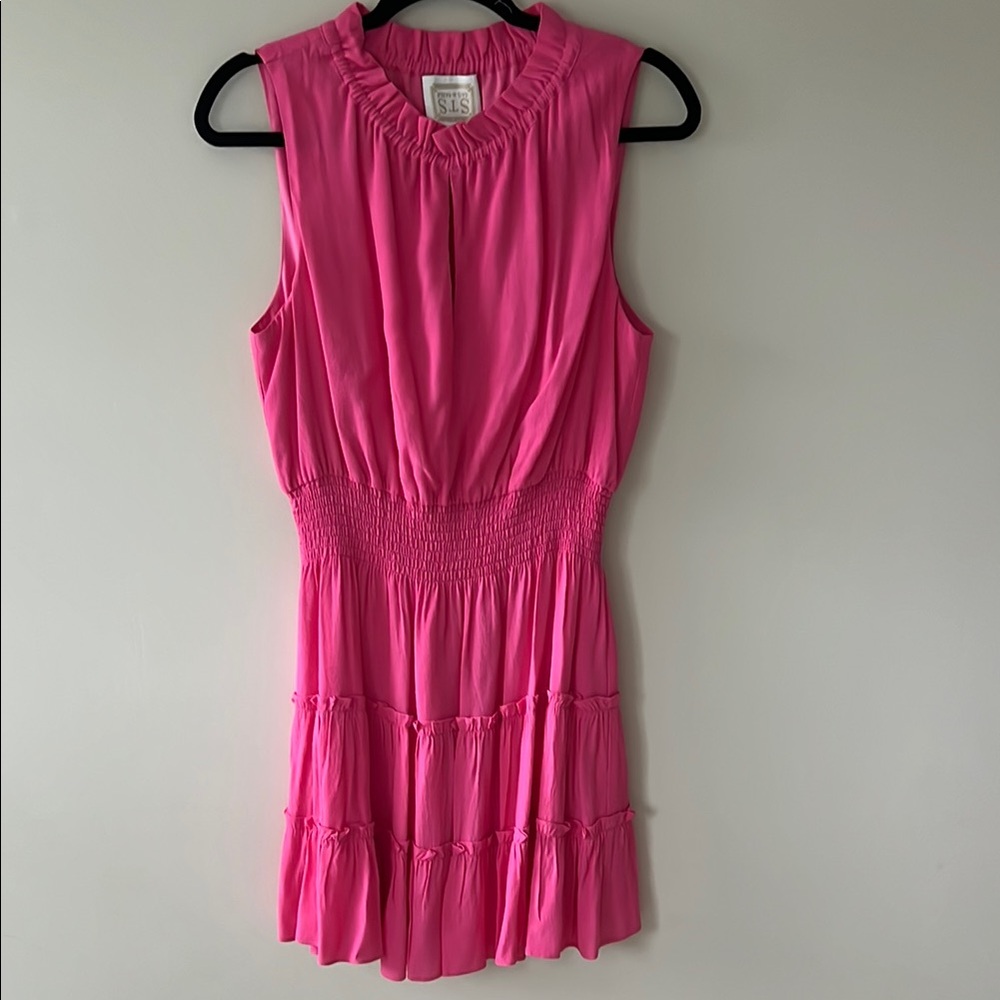 Sail To Sable Pink Sleeveless Dress, Size M